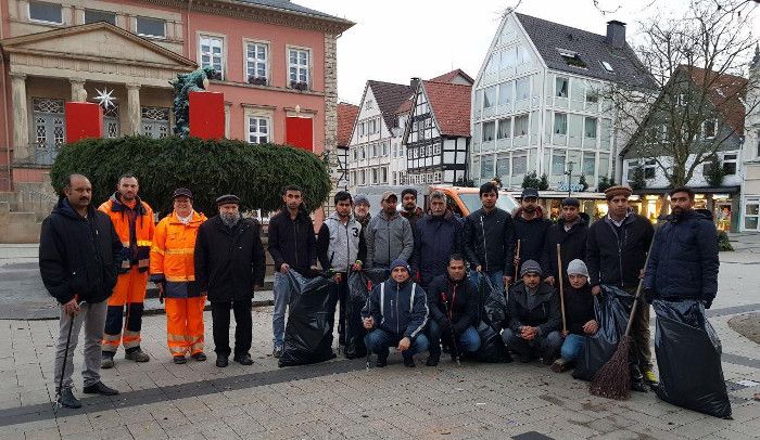 Neujahrsaktion der Ahmadiyya Muslim Jamaat in Detmold