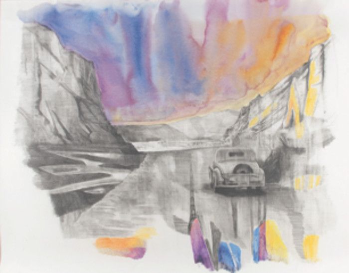 Vernissage gezeichnet/gezeigt Kunsthalle Palazzo