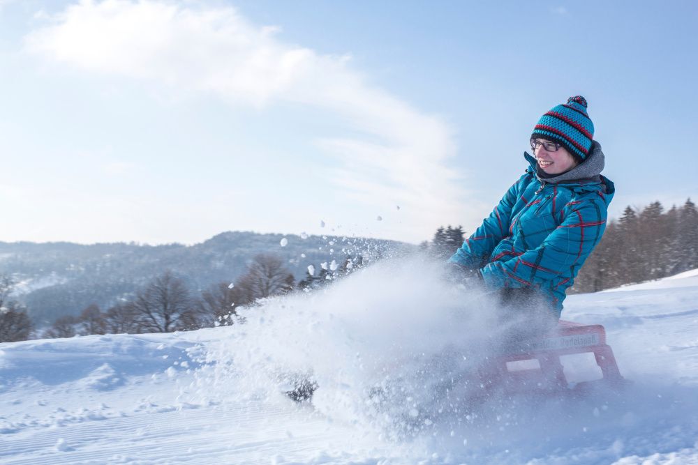 Ab in den Schnee: Rodelspaß im Hochschwarzwald