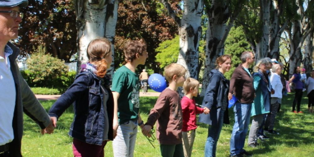 Europäische Bürgerbewegung am Brückenfest in Weil