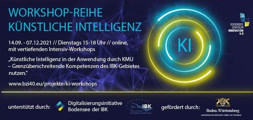 Workshop-Reihe Künstliche Intelligenz startet am 14.09.2021