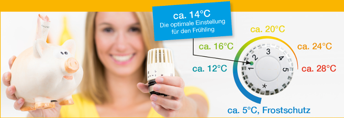 Wenn der Frühling kommt - Sparsames Heizen in der Übergangszeit