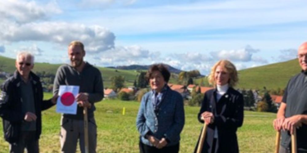 Spatenstich zur phaenovum - Sternwarte - in Gersbach