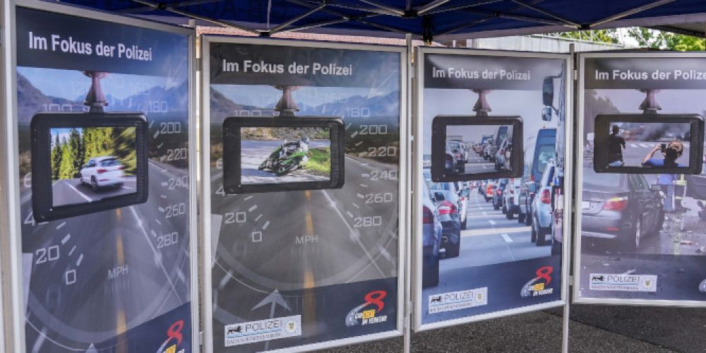 Nach Pilotprojekt nun 107 Polizeifahrzeuge mit mehreren Dashcams ausgestattet