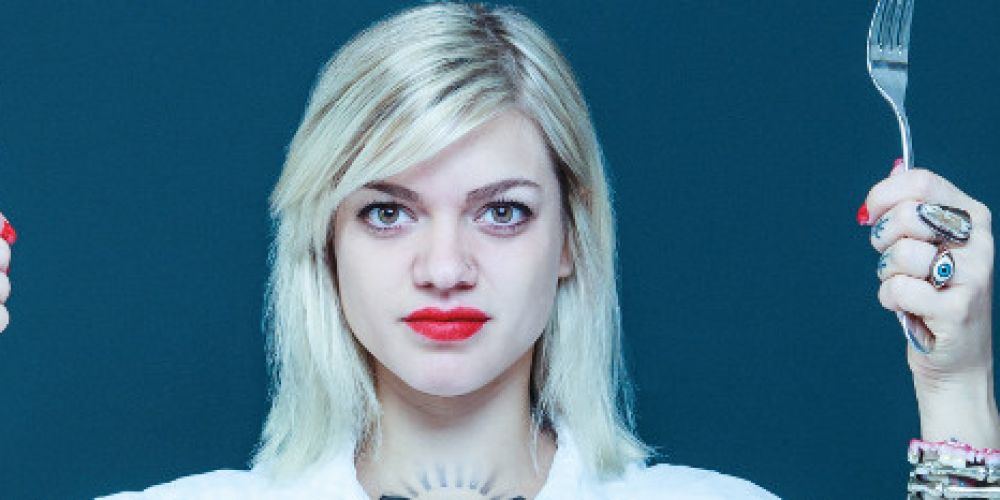 Hochstehendes Insekten-Dinner