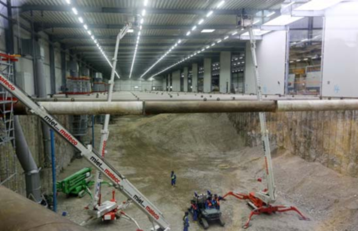 Informationen der Roche Pharma AG zum Baufortschritt