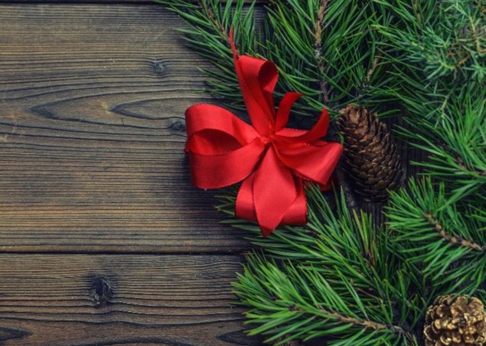 Frisches Dekorationsgrün für Allerheiligen und Totensonntag