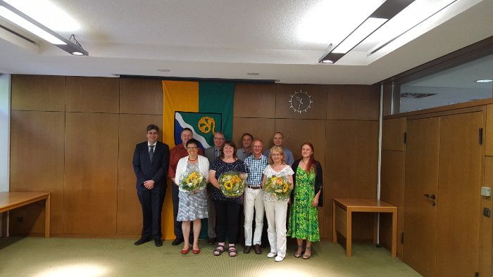 Ehrungen langjähriger Mitarbeiterinnen und Mitarbeiter im Landratsamt