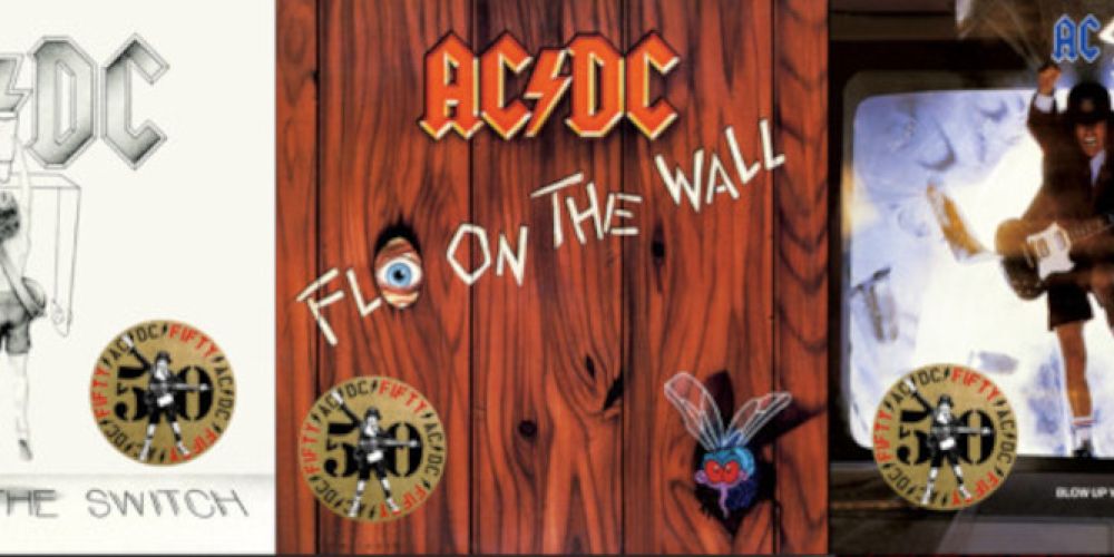 AC/DC 50 -  Limited Edition Gold Colored Vinyl