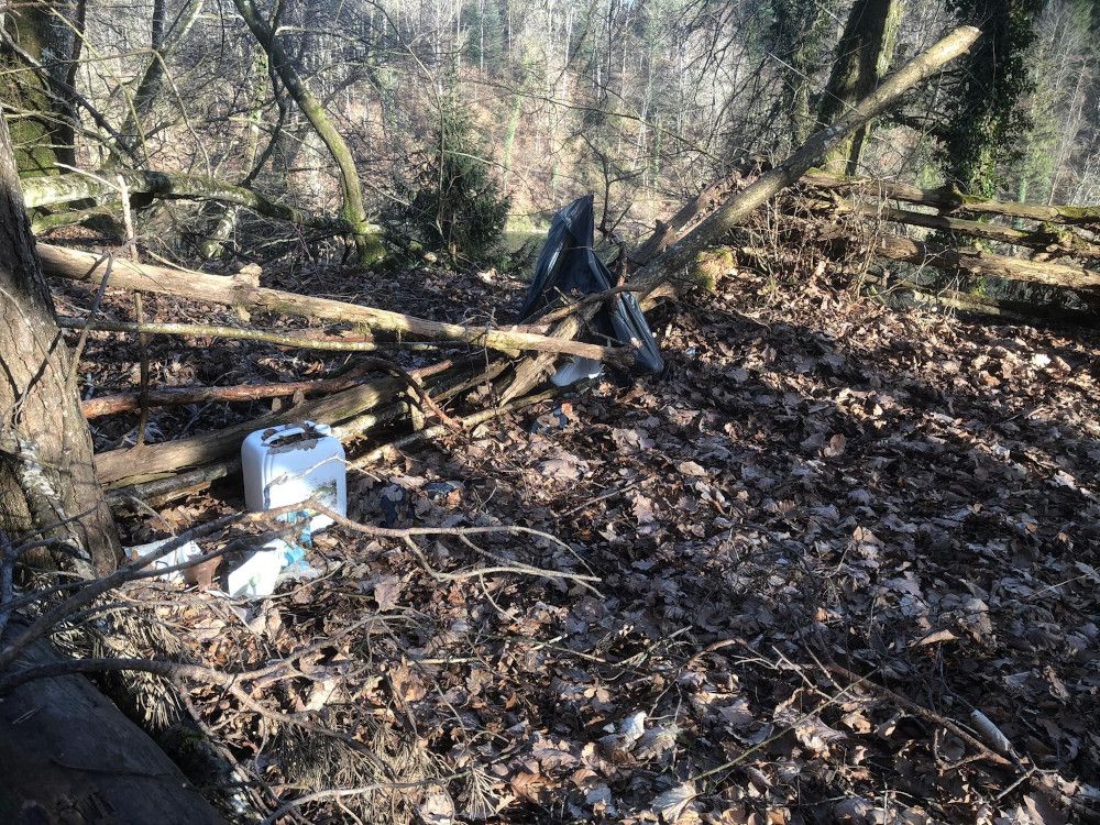 Vermehrte Entsorgung von Abfall in den Wäldern