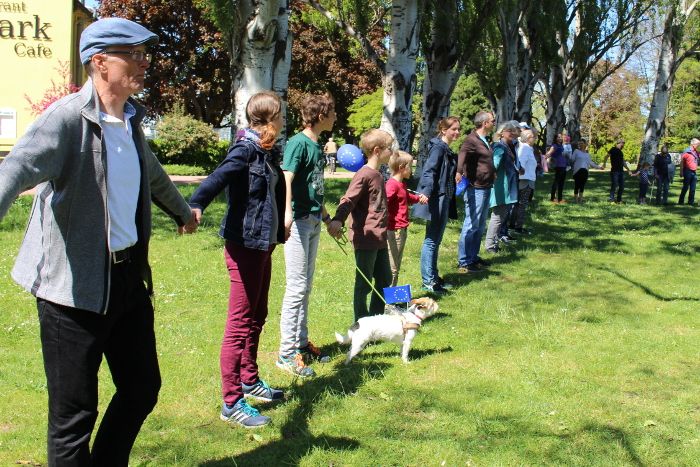 Europäische Bürgerbewegung am Brückenfest in Weil
