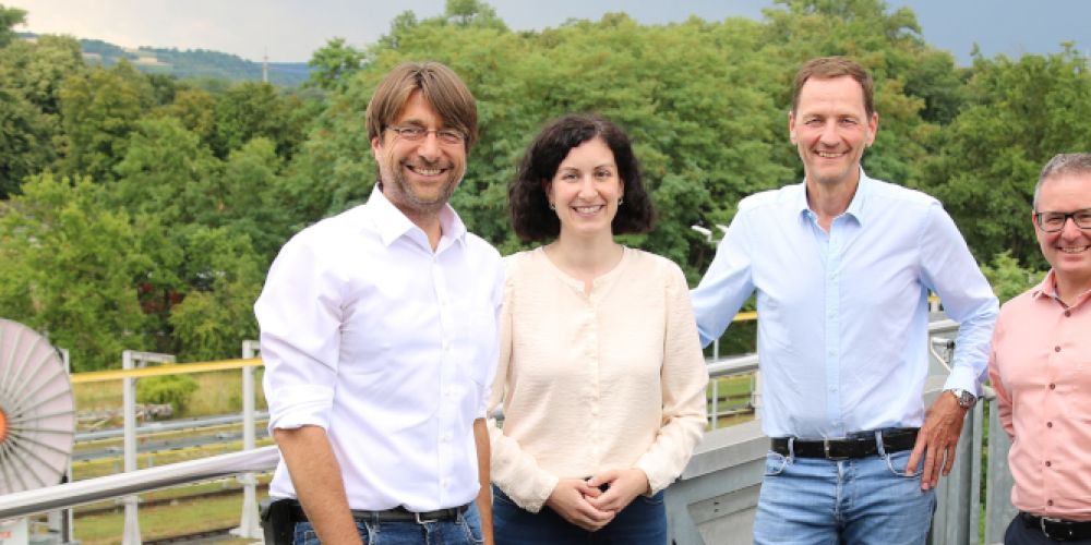 Sarah Hagmann besucht das Unternehmen Conductix-Wampfler in Weil am Rhein