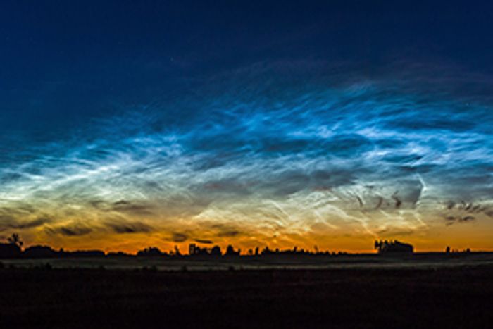 Magischer Silberschleier am Nordhimmel