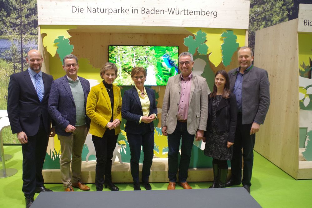 Pressekonferenz der AG Naturparke Baden-Württemberg mit Staatssekretärin Sabine Kurtz MdL