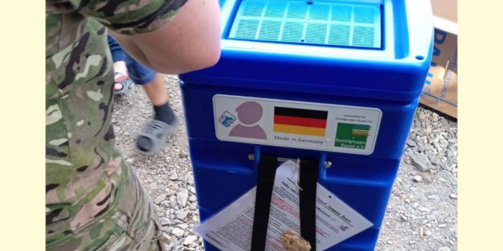 Wasserfilter PAUL hilft Menschen in ukrainischen Kriegsgebieten