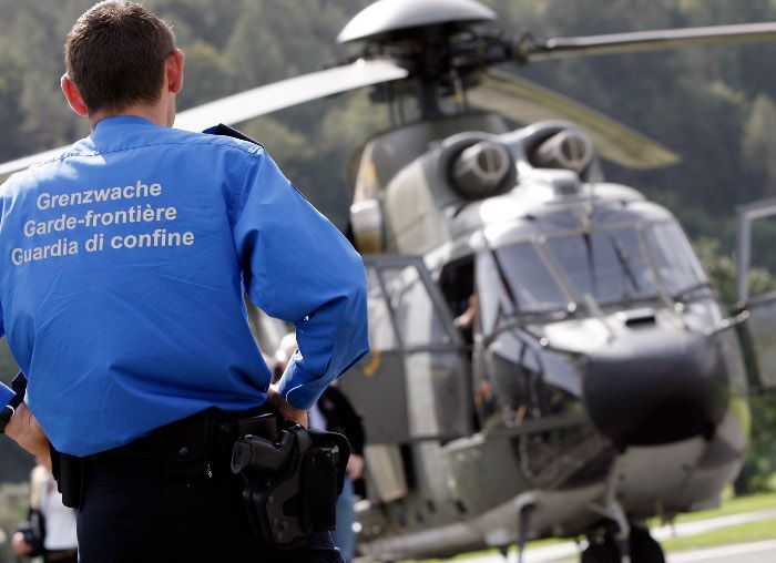 Helikopter im Grenzraum unterwegs