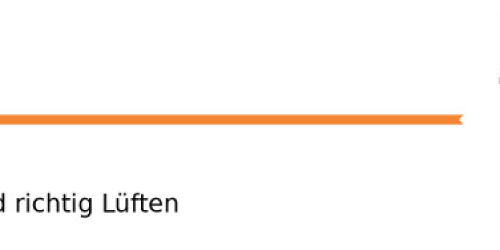 Lüften für gesundes Wohnen