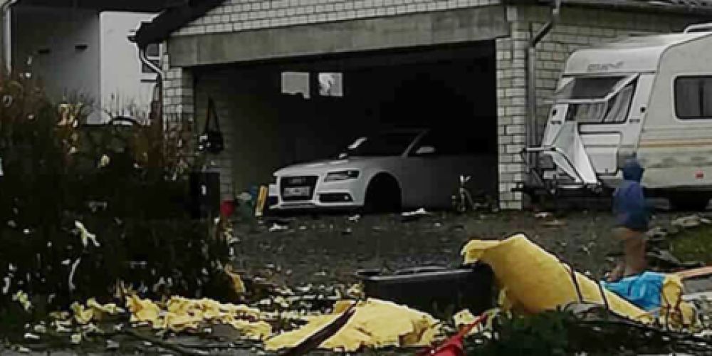 Tornado fegt durch die Eifel