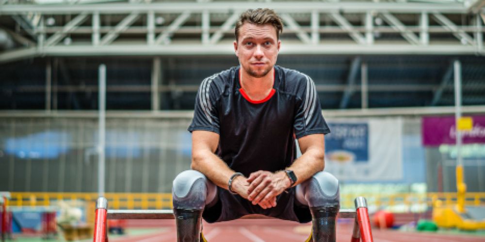 Weltmeister und Paralympics-Sieger David Behre engagiert sich für die Blutspende