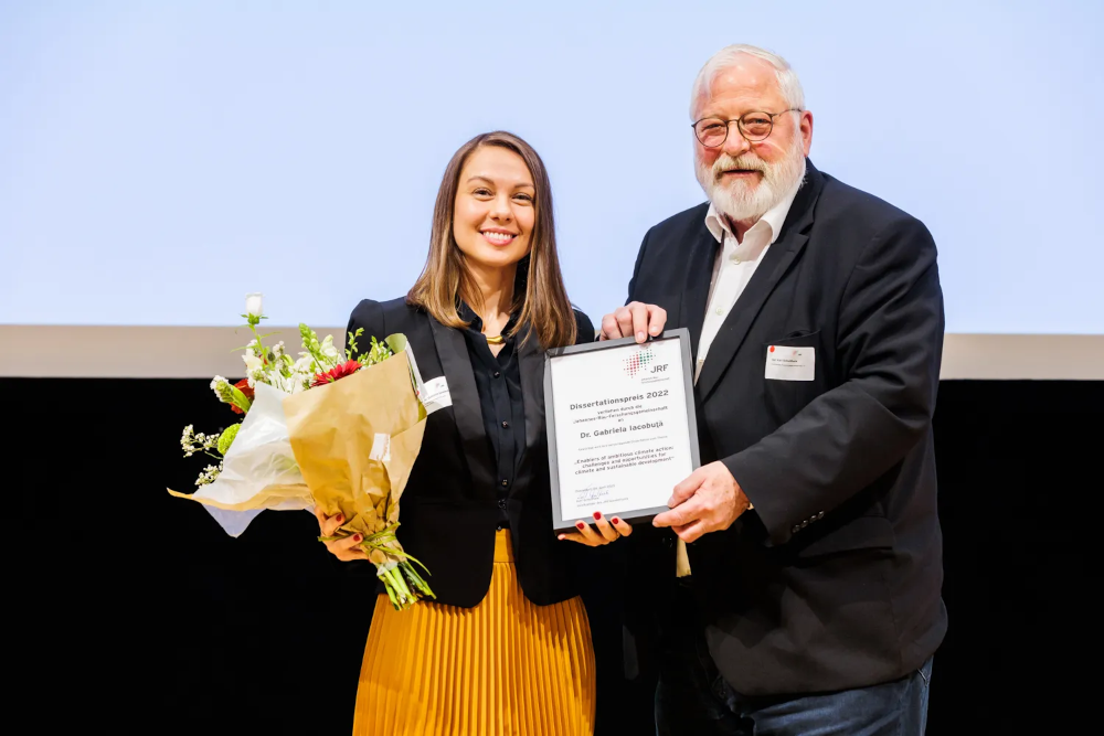 JRF verleiht Dissertationspreise für 2022 und 2023