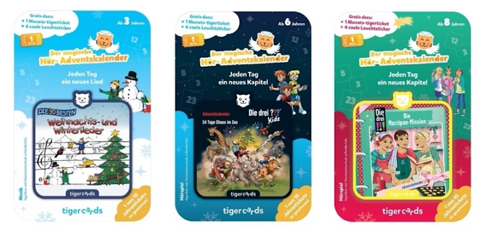 Jeden Tag wird ein Hör-Kapitel freigeschaltet