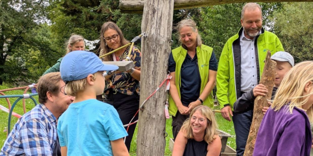 Chantal Kopf besucht Kita Wonnhalde