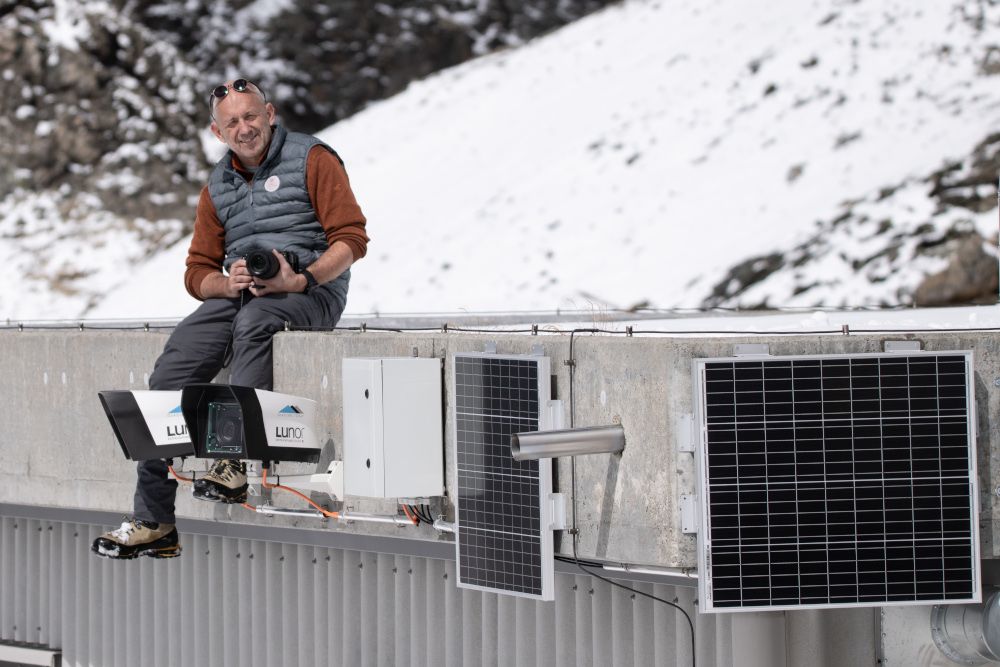 Den Gletscherschwund im Oberengadin online beobachten