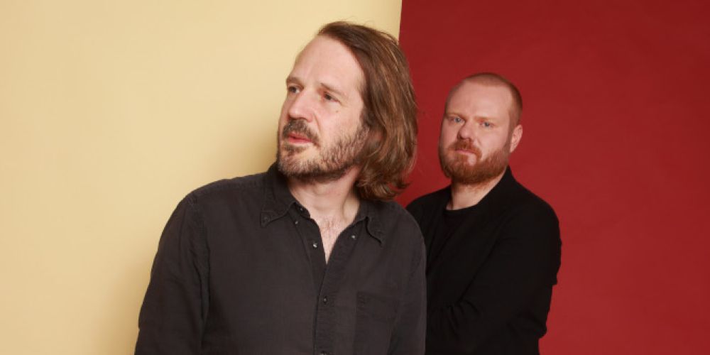 Gisbert zu Knyphausen und Kai Schumacher im Burghof Lörrach.