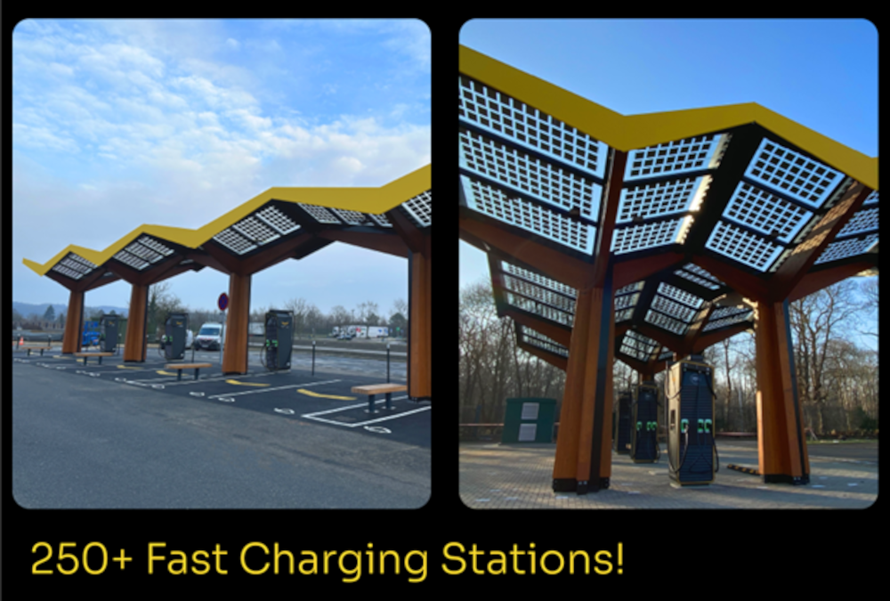 Fastned baut sein Netzwerk auf über 250 europäische Schnellladestationen aus