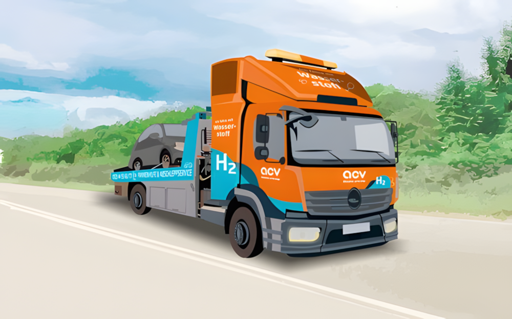 ACV bringt 2026 Deutschlands ersten Wasserstoff-Abschleppwagen auf die Straße