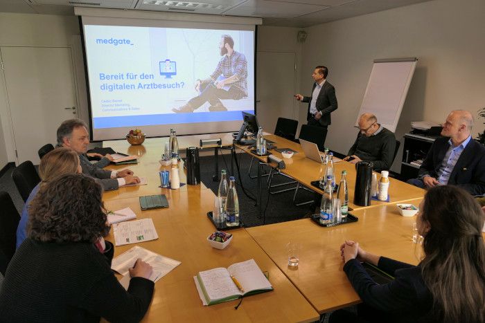 Grüne SozialpolitikerInnen aus dem Landtag informieren sich über Telemedizin in Basel