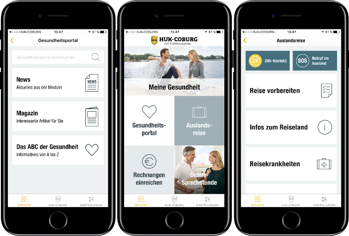 HUK–COBURG mit neuer Gesundheitsapp